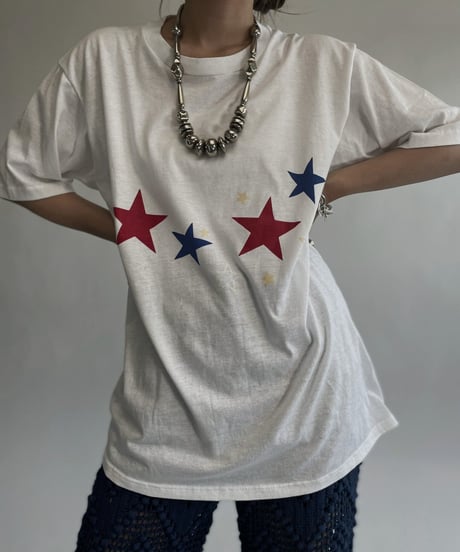 【USED】 Star Pattern T-shirt / 220827-017
