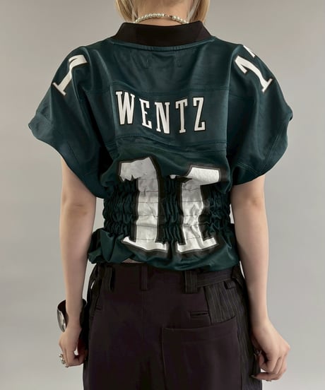 【RE;CIRCLE】 Shirring Football Shirt  /  250904-004