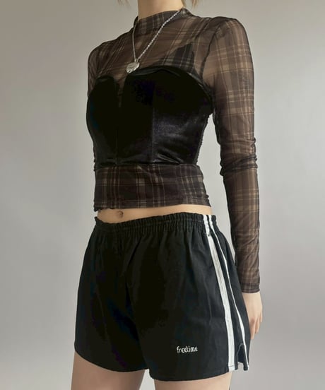 【USED】 Velour Corset / 260131-002