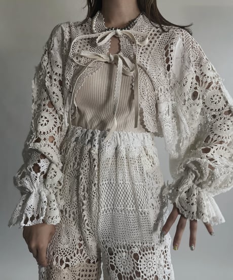 【RE;CIRCLE】 RE Crochet Bolero / 220623-017