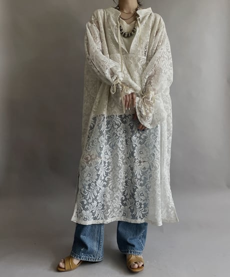 【RE;CIRCLE】 RE Crochet Lace One-piece / 230330-007