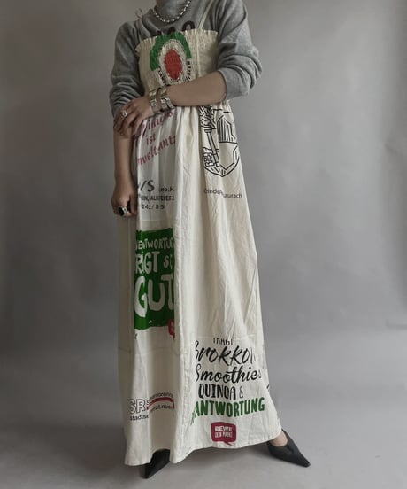 【RE;CIRCLE】RE Eco-Friendly Bag Shirring One-piece / 230427-020