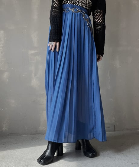 【USED】Poly Long Skirt/ 220319-015