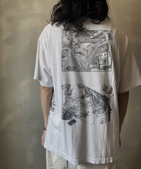 【USED】 Made in USA  M.C.Escher Art T-shirt  /230731-006