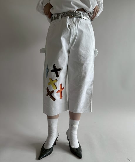 【USED】 END IS NEAR Dickies Painter Pants Cut Off  / 250329-003