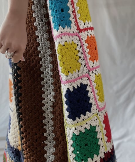 【RE;CIRCLE】 RE Granny Long Skirt②/211216-041