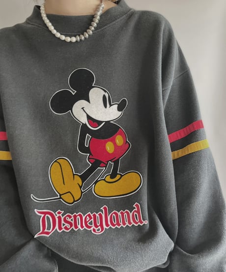【USED】 Disney Micky Sweat Shirt / 230128-015