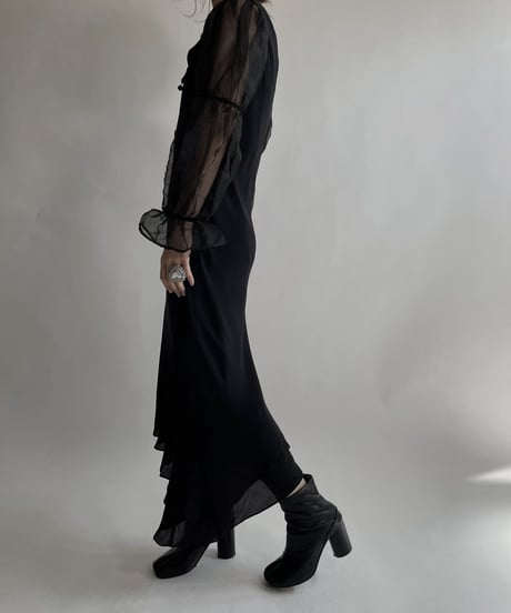 【USED】 Silk N/S One-piece ③ / 220409-014