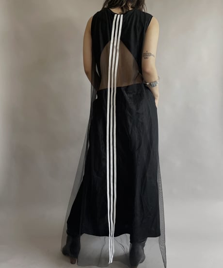 【USED】 Y-3 No Sleeve  Poly One-piece / 230506-031