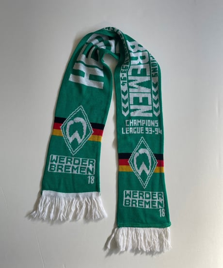 【USED】 Knit Soccer Muffler Green / 230206-018