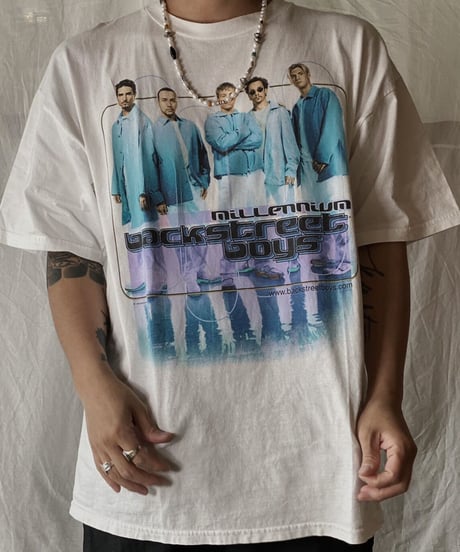 【USED】 S/S T-shirt back street boys/210526-019