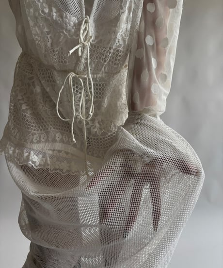【USED】 Lace Patterned Long One-Piece/250906-025
