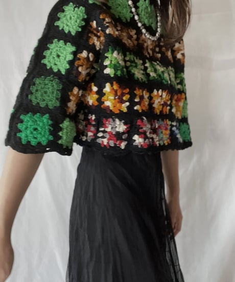 【RE;CIRCLE】 RE Granny Knit Top⑤/211014-005