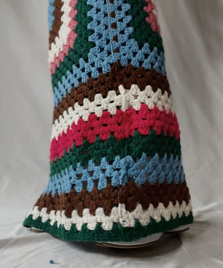 【RE;CIRCLE】 RE Granny Knit Long Skirt⑨/211014-029
