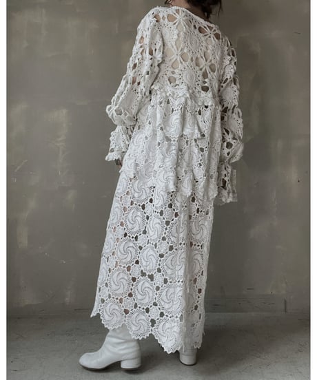 【RE;CIRCLE】 RE Crochet L/S One-piece④/20220317-024