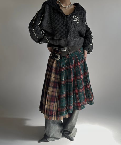 【RE;CIRCLE】 RE Kilt Skirt Middle / 250206-014