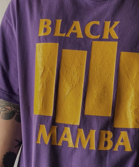 【USED】 S/S T-shirt BLACK MANBA/210801-005
