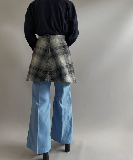 【USED】 Check Patterned Mini Skirt / 230923-026