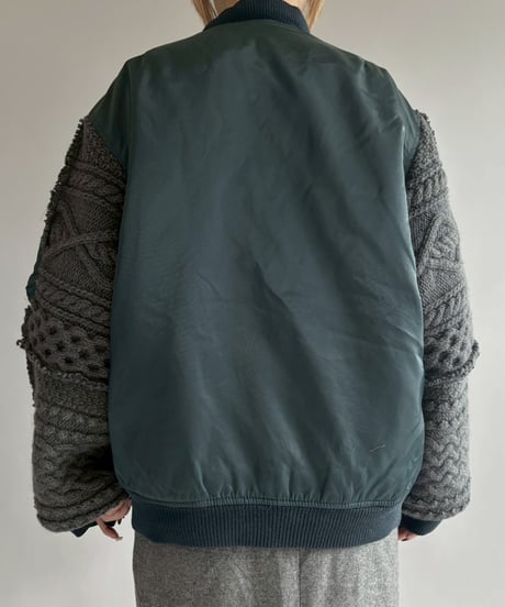 【RE;CIRCLE】 RE MA1 × Alan Knit Jacket / 251225-001