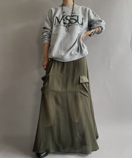 【USED】  'Mssu' Sweat Shirt / 220917-001
