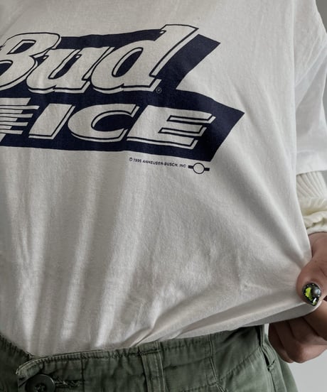 【USED】 '95 Bud Ice T-shirt / 220827-014