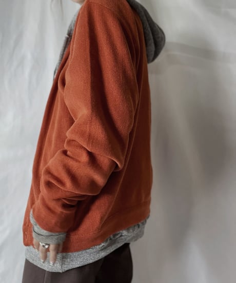 【USED】 Acrylic Knit Cardigan④/210930-033