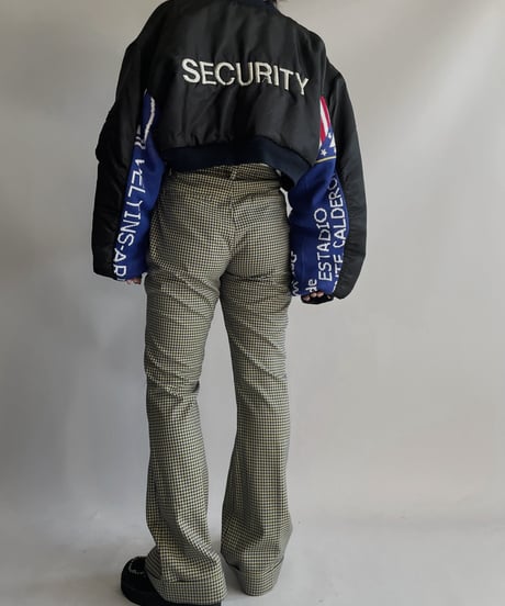 【RE;CIRCLE】 RE MA1×Soccer Muffler Short Jacket / 231109-005