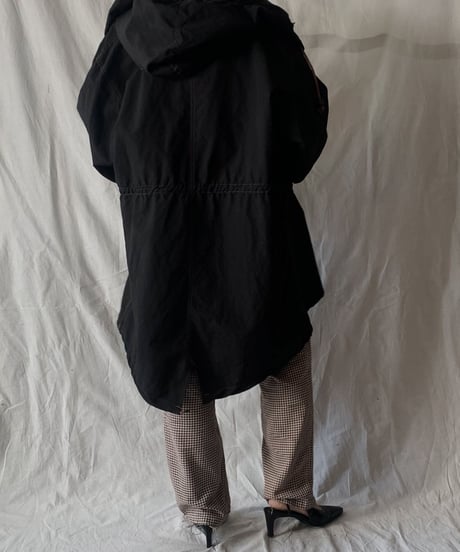 【USED】 Dyed Black US Snow Hoodie  /201020-019