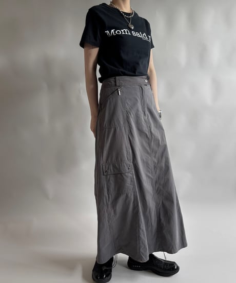 【USED】 RESIZED 00s GILDAN Mom said no. T-Shirt / 250830-013