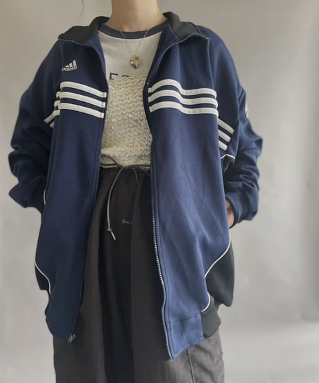 【USED】 adidas Jersey Zip-up Top / 230401-015