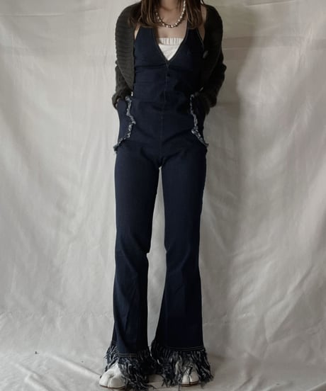 【USED】  Denim N/S All in One/211014-031