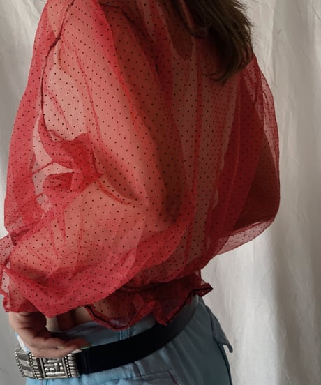 【USED】  See-through Top③/210506-037