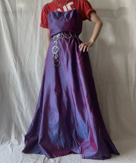 【USED】 Shiny Camisole Dress/210714-025