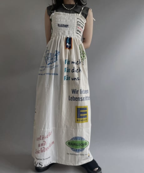 【RE;CIRCLE】RE Eco-Friendly Bag Shirring One-piece / 230622-003