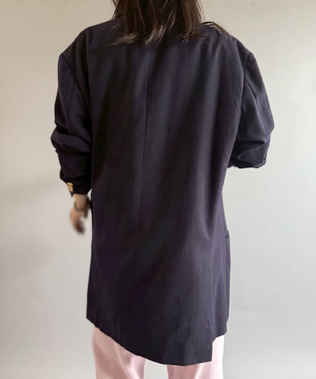 【USED】 MADE in ITALY Polo Ralph Lauren navy blazer / 250920-001
