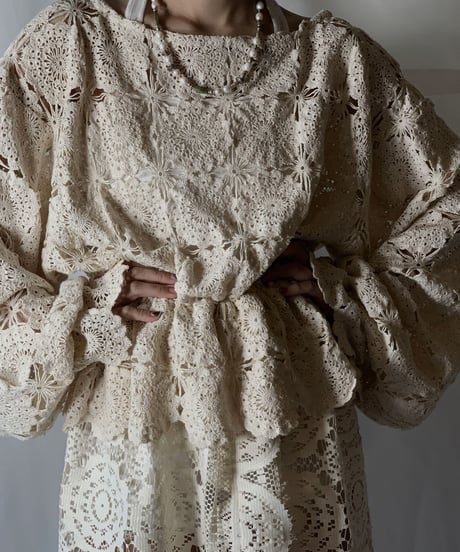 【RE;CIRCLE】 RE Lace L/S One-price④/210801-063