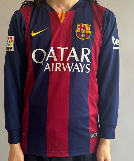 【USED 】Nike FC BARCELONA Soccer Shirt /240603-035