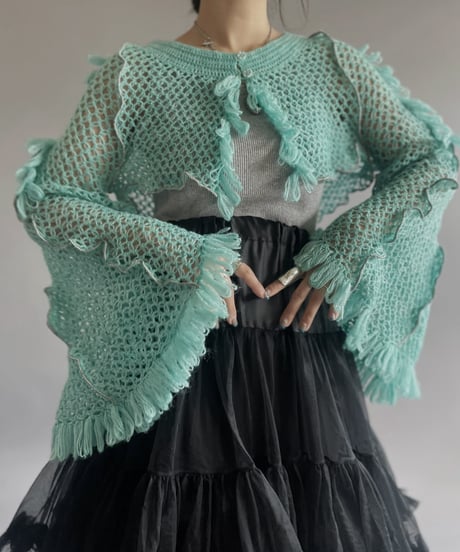 【RE;CIRCLE】 RE Mellow Knit Cardigan Top /  240212-015