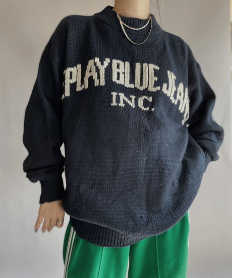 【USED】  Replay blue Jeans Knit / 221119-023