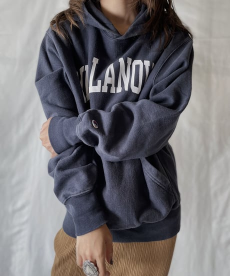 【USED】  Champion Reverse Weave Hoodie VILLANOVA/210902-015
