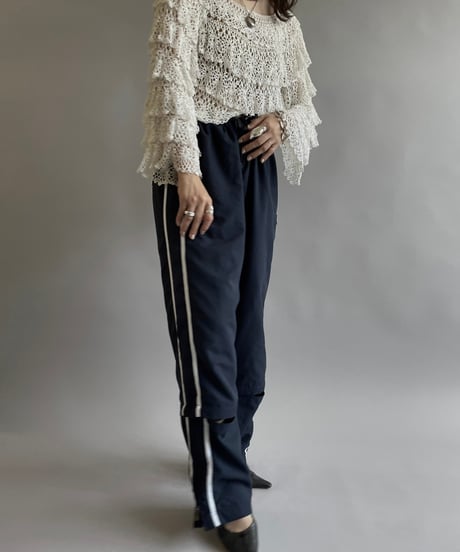 【USED】 Lace Patterned L/S Top  /240608-032