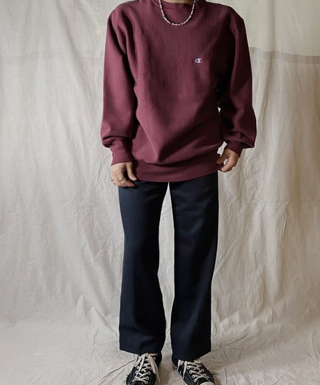 【USED】90's USA Champion Reverse Weave Sweat One Point /210210-039