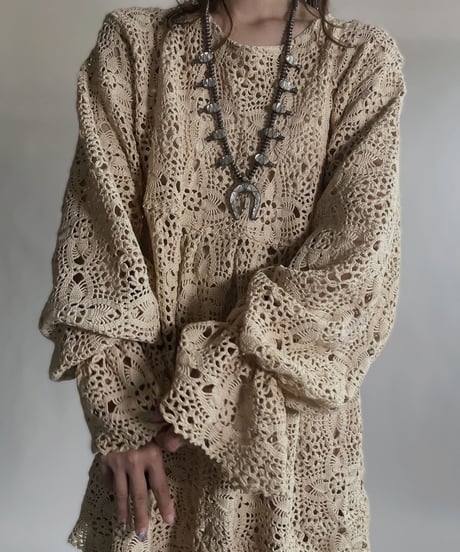 【RE;CIRCLE】 RE Crochet Lace One-piece / 220623-005