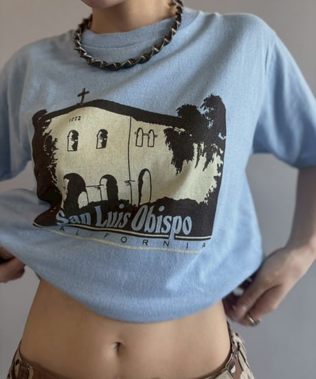 【USED】 Made in USA JERZEES San Luis Obispo T-Shirt / 260523-003