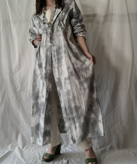 【RE;CIRCLE】 RE Medical Tie Dye L/S Gown /210613-013