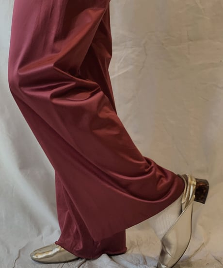【USED】Satin Easy Pants②/210217-055
