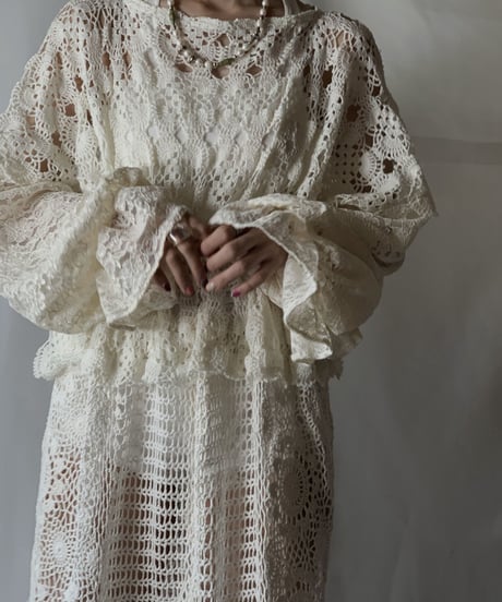 【RE;CIRCLE】 RE Lace L/S One-price③/210801-062
