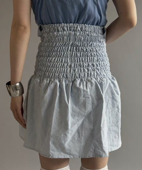 【RE;CIRCLE】  RE Stripe Shirt Mini One-Piece / 260611-002