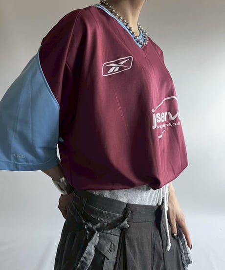 【USED】03~05's Reebok West Ham United FC Soccer Shirt / 250809-008