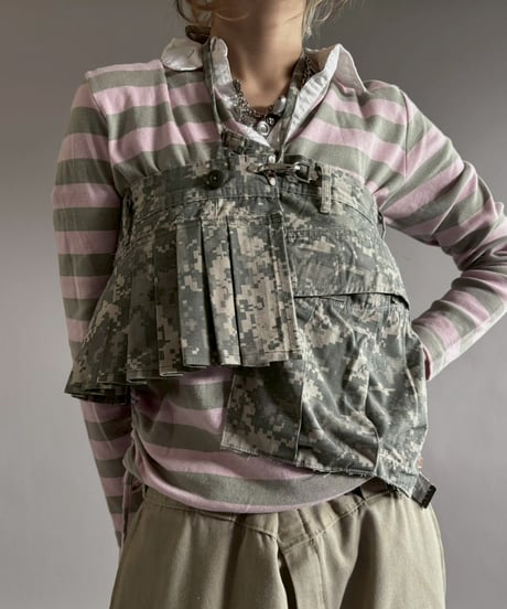 【RE;CIRCLE】 RE Military Camouflage Wrap Skirt / 260226-006